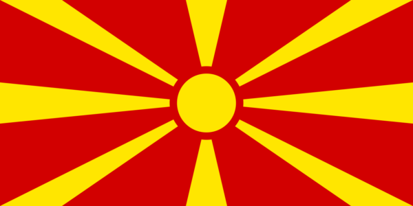 North Macedonia Flag