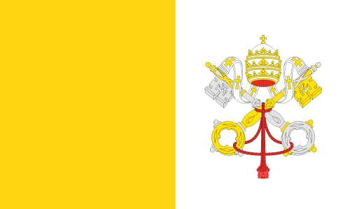 Vatican City Papal Flag Durable All-Weather Nylon Flag Multiple Sizes