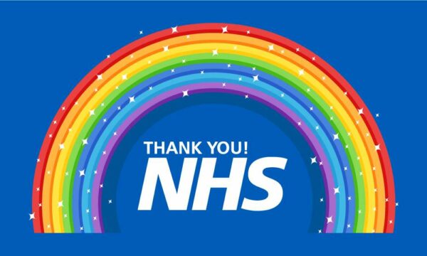 NHS Rainbow Outdoor Quality Flag