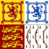 Royal Standard of Elizabeth Bowes-Lyon, Queen Mother Flag