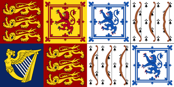 Royal Standard of Elizabeth Bowes-Lyon, Queen Mother Flag