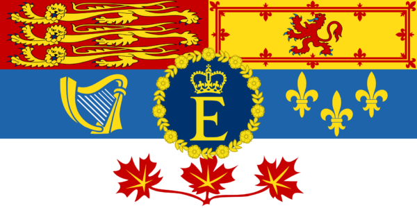 Personal standard of Elizabeth II, Queen of Canada Flag