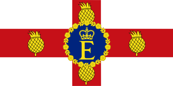 Personal standard of Elizabeth II, Queen of Jamaica Flag