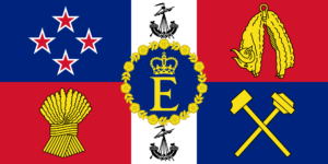 Personal standard of Elizabeth II, Queen of New Zealand Flag