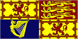 Royal Standard for use in Scotland Flag