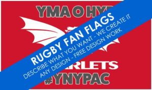 Rugby Fan Flags