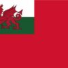 wales red ensign flag