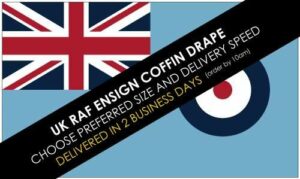 UK RAF Ensign Coffin
