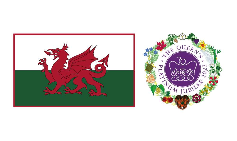 Buy Platinum Jubilee Outdoor Flag Online English Lion Flags MrFlag