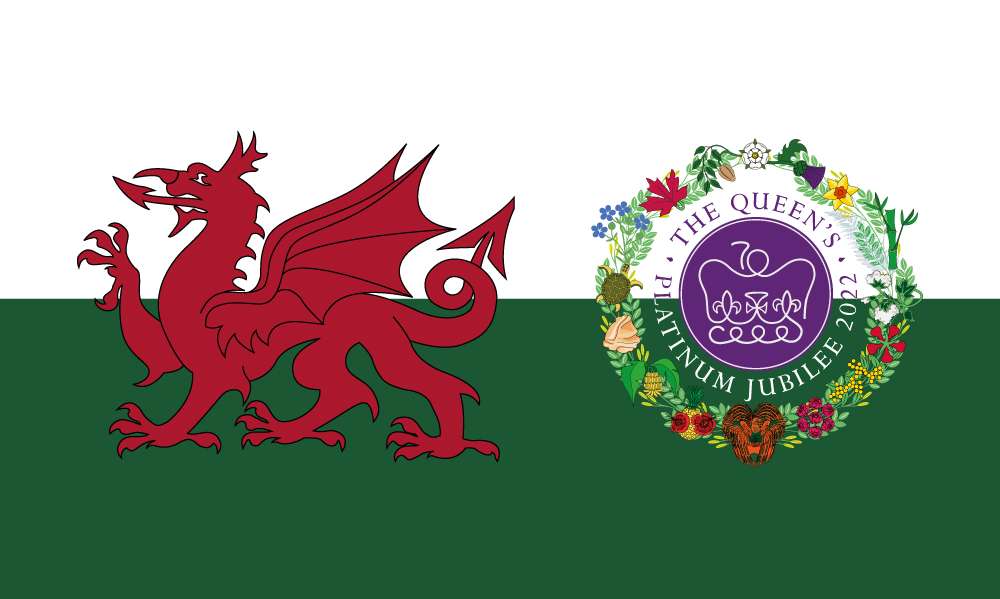 Buy Platinum Jubilee Flag 13C Online English Lion Flags MrFlag