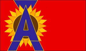 Augusta Kansas outdoor flag