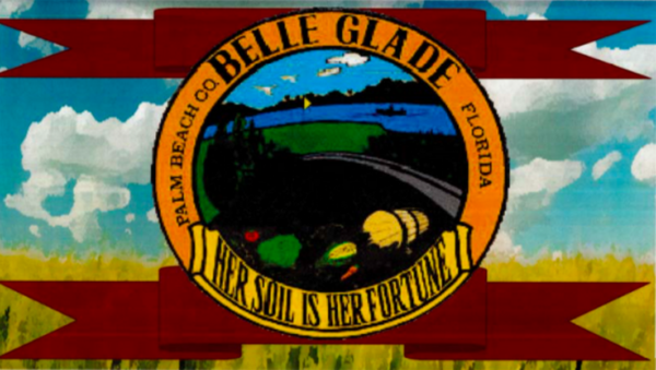 Belle Glade Florida USA outdoor flag