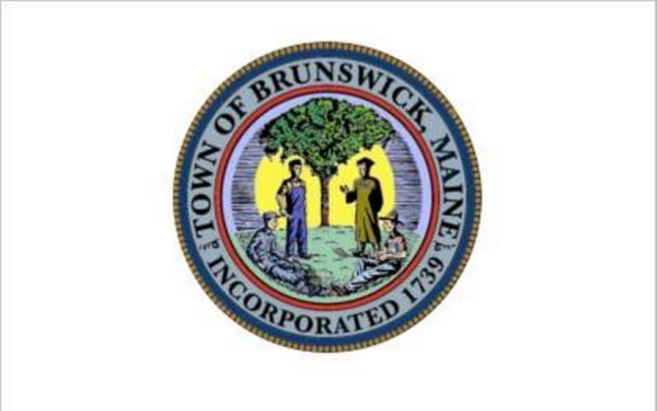 Brunswick Maine Outdoor Flag