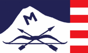 Butte Montana outdoor flag