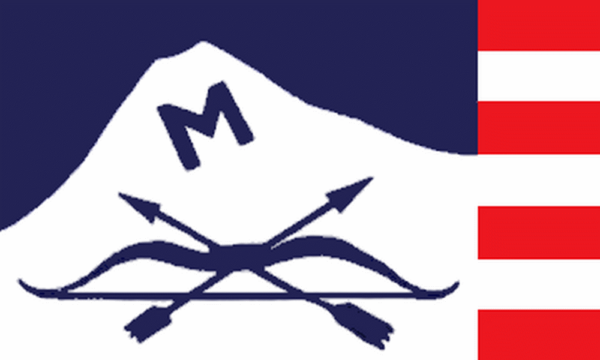 Butte Montana outdoor flag