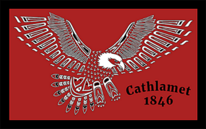 Cathlamet, Washington USA Outdoor Quality Flag