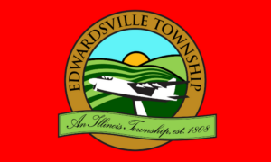 Edwardsville Township, Illinois USA Outdoor Quality Flag