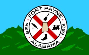 Fort Payne Alabama outdoor Flag