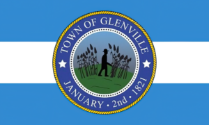 Glenville New York outdoor flag