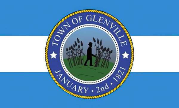 Glenville New York outdoor flag