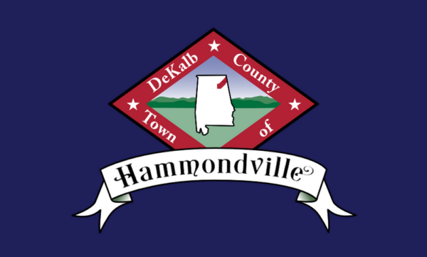 Hammondville Alabama outdoor flag