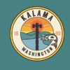 Kalama Washington outdoor flag