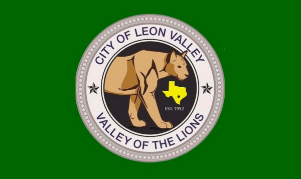 Leon Valley Texas Outdoor Flag