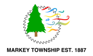 Markey Township Michigan Outdoor Flag