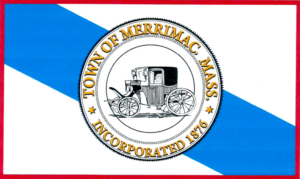 Merrimac Massachusetts Outdoor Flag