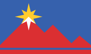 Pocatello, Idaho USA Outdoor Flag