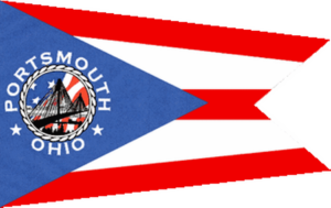 Portsmouth, Ohio USA Outdoor Flag