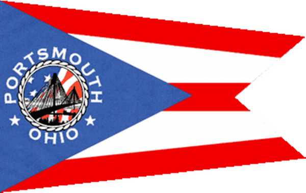 Portsmouth, Ohio USA Outdoor Flag