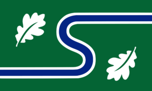 Silverton, Oregon USA Outdoor Flag