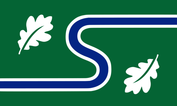 Silverton, Oregon USA Outdoor Flag
