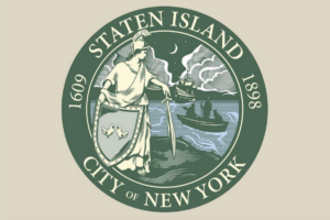 Staten Island, New York uUSA Outdoor Flag