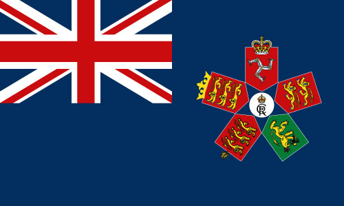 Isle of Man Crown Dominion Flag