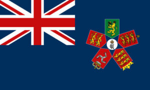 Alderney Crown Dominion flag by MrFlag