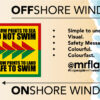 do not swim / safe to swim flag from mrflag