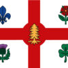 flag of montreal canada