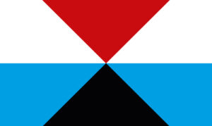 Flag of Catania, Sicily, Italy