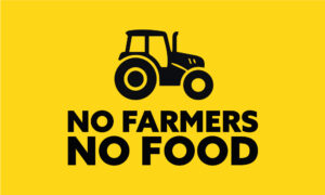 No Farmers No Food flag