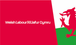 Vote Welsh Labour 2024 General Election Flag